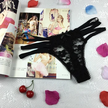 

Women G-String Thongs Intimates Briefs Women Lace Breathable Lingerie Panties Underwear