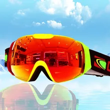 Лыжные очки близорукость лыжные очки Анти-туман большие сферические лыжные очки на открытом воздухе лыжное оборудование очки