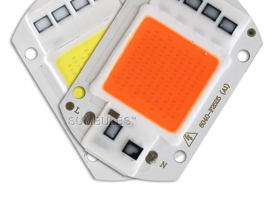 ac 110V 220V smart IC LED Chip Light source 20W 30W 50W plant grow light (10)