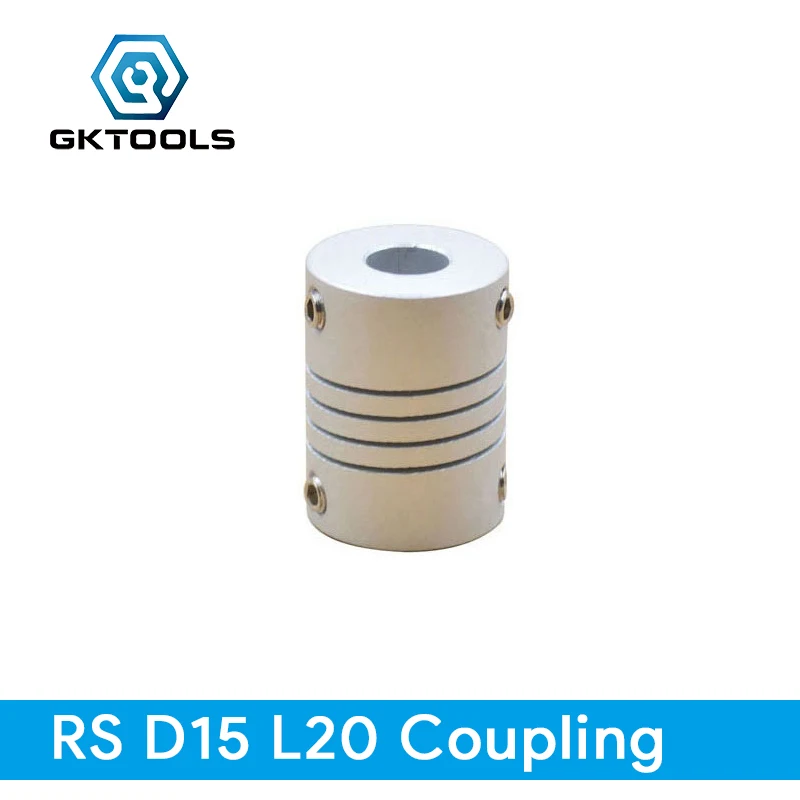 

RS D15L20 2mm-4.8mm aluminum alloy top wire coupling winding elastic motor screw coupling