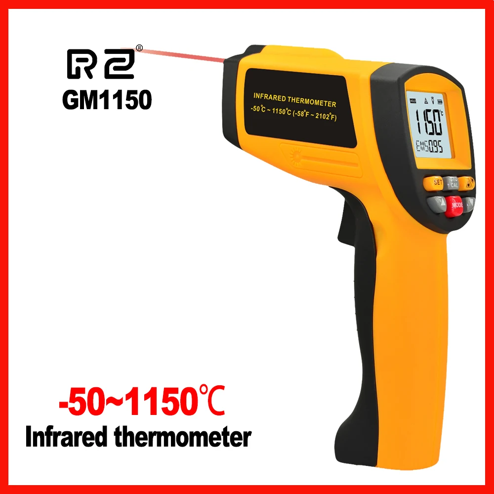 

Non-Contact High precision LCD display IR Infrared Digital Handheld Temperature Gun Thermometer GM1150