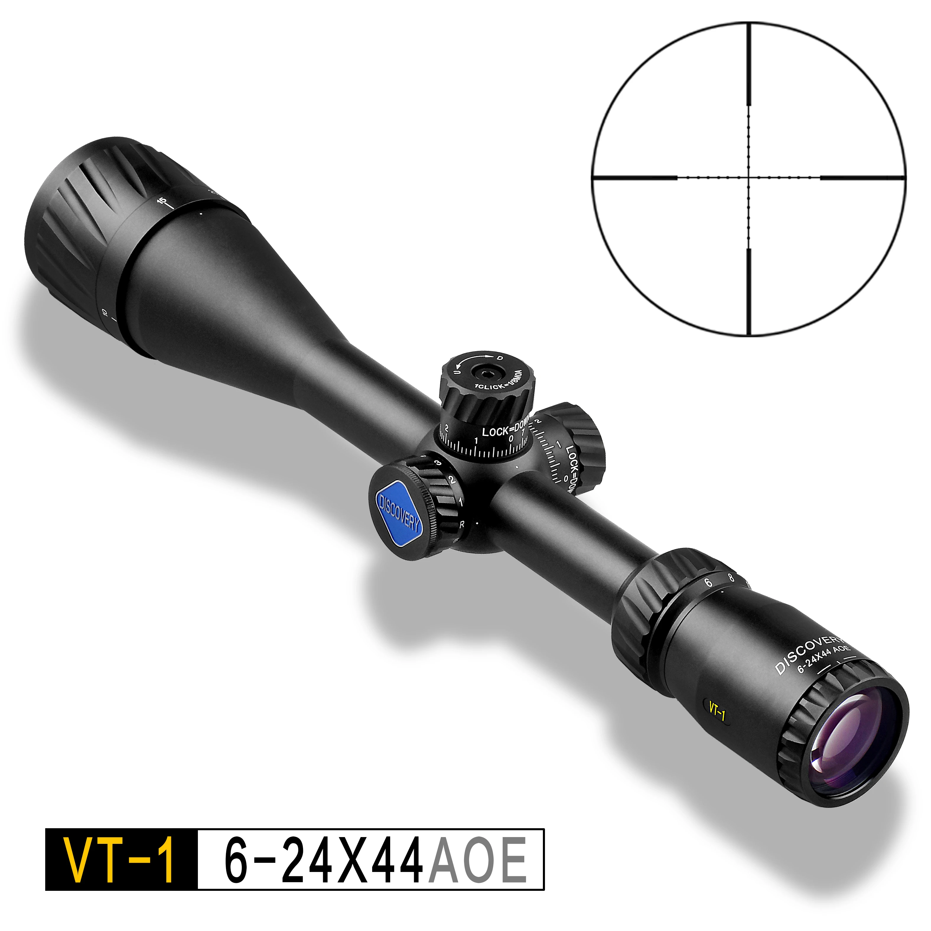 Открытие VT 1 6 24x44 AOE N охотничья оптика прицелы с подсветкой Mil Dot Сетка для