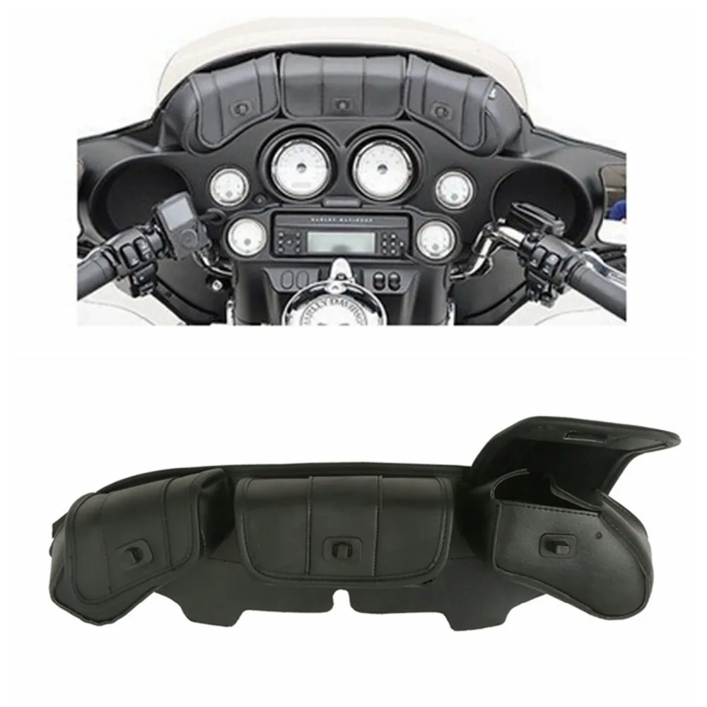 Us 42 08 7 Off Windshield Bag Tri Pouch 3 Pocket For Harley Touring Electra Street Glide Flhx Trike Models 96 13 In Windscreens Wind Deflectors Us 42 08 7 Off Windshield Bag Tri Pouch 3 Pocket For Harley Touring Electra Street Glide Flhx Trike Models 96 13 In Windscreens Wind Deflectors