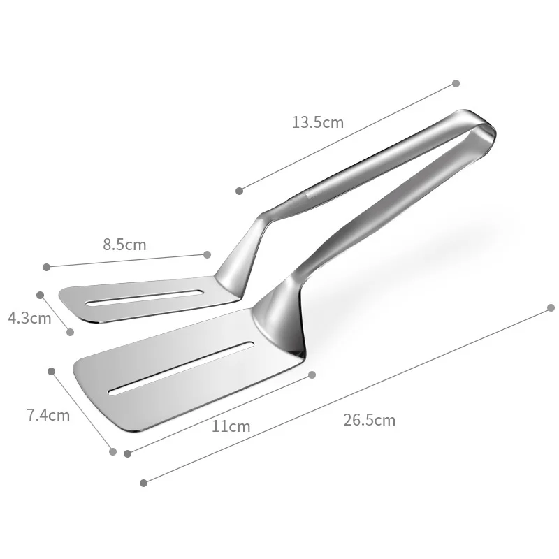 1Pcs Multifunctional Stainless Steel Non Stick Barbecue Clip BBQ Tongs Kitchen Tongs Bread Meat Vegetable Clamp Cooking Tools