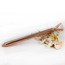 Кристальная Шариковая Ручка-металлическая ручка с большим алмазным кристаллом 19 карат сверху-высокое количество ручки с кристаллами для школы