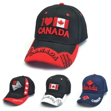 3D embroidery Canada cap fashion casual Canada Maple leaf hat summer Men women Brand Canada National flag Snapback hats canada