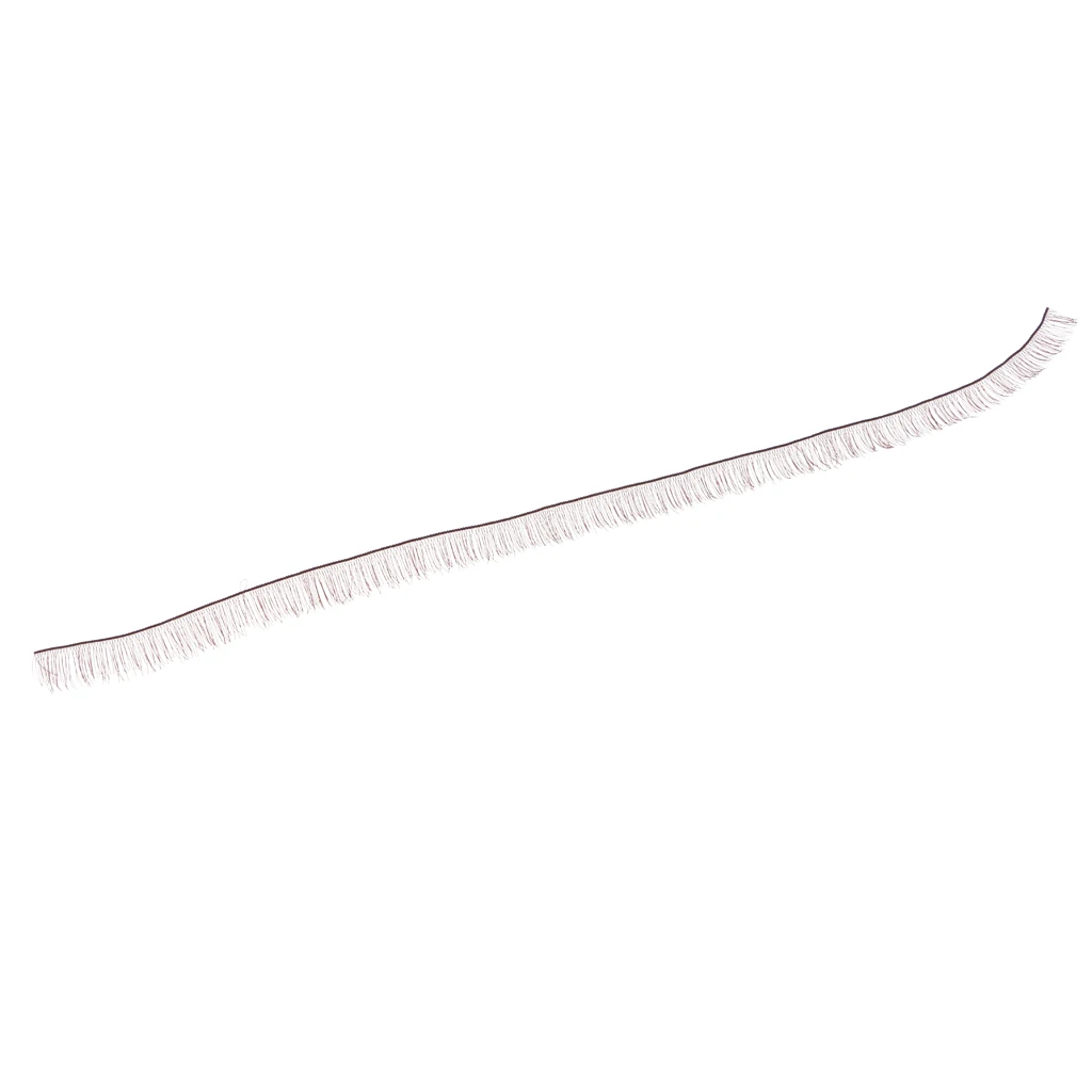 200Pcs Soft Plastic False Eyelashes Eyelash Strips for BJD Baby Dolls Eye Make up 200*8mm Various Colored