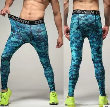 Мужские камуфляжные леггинсы для занятий спортом|soccer pants|gym clothingpants pants |
