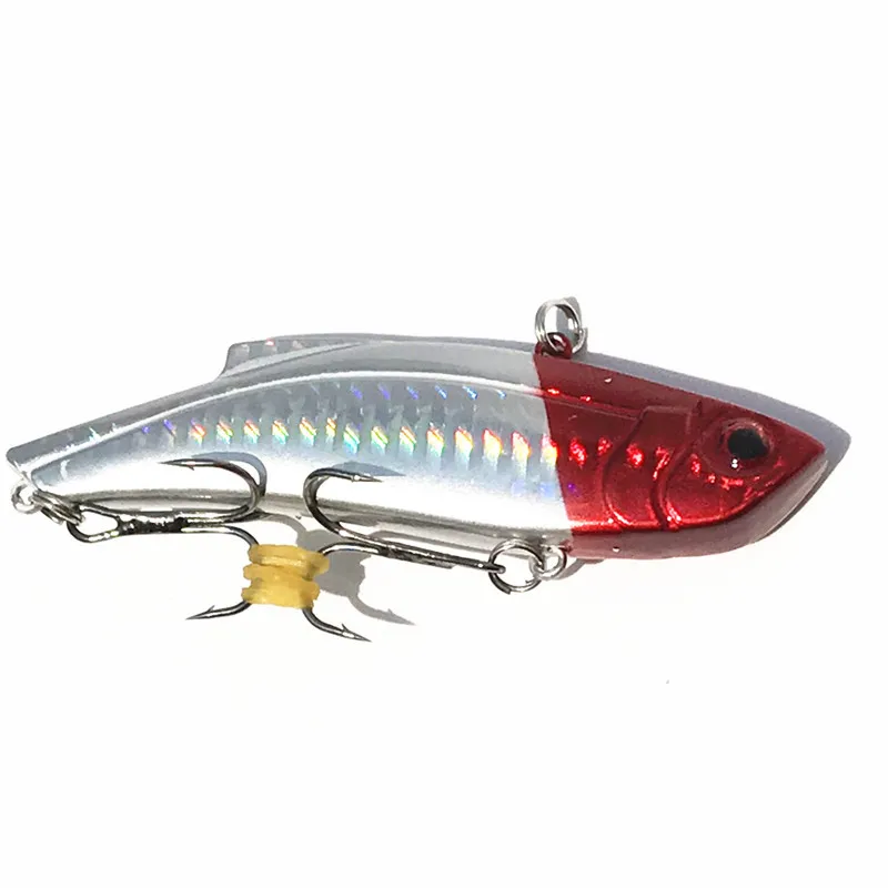 Морской Приманка VIB для рыбалки 9 см/27g Swimbait искусственные жесткие приманки сибас поймать вибрации приманки, 15 г, 20 г, 35g - Цвет: Red Silver