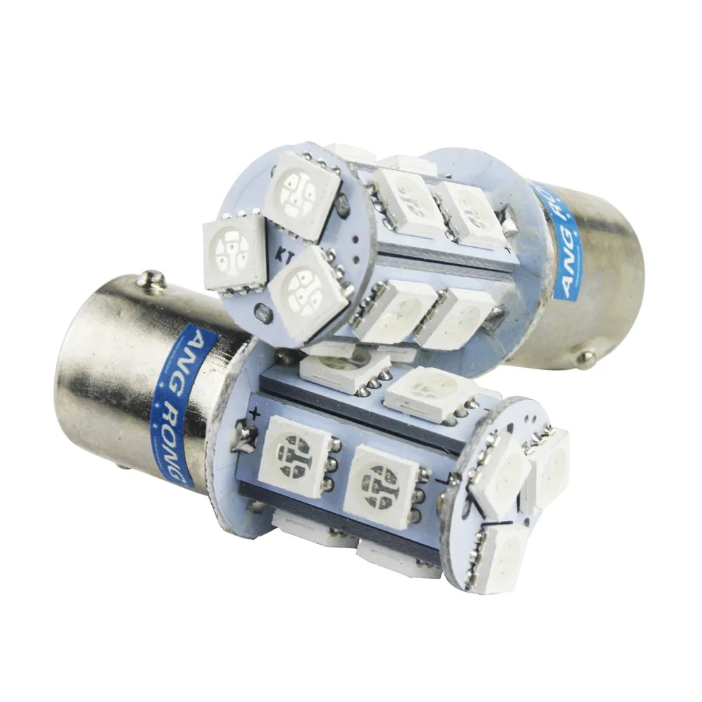 ANGRONG 2 шт. 1156 BA15s R10W 13 SMD СВЕТОДИОДНЫЙ боковый светильник стоп сигнал поворота лампа