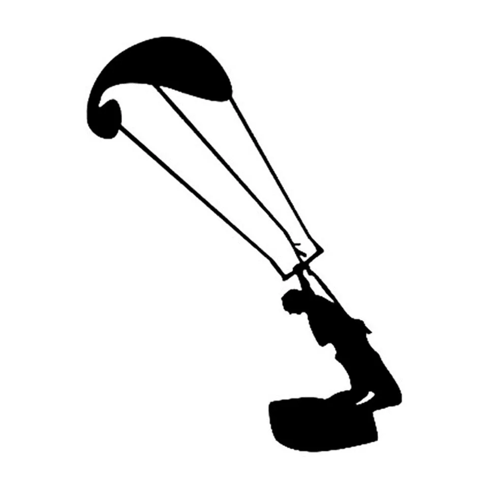 10.5cm13.8cm Kitesurfing Fashion Car-Styling Motorcycle Stickers  (6)