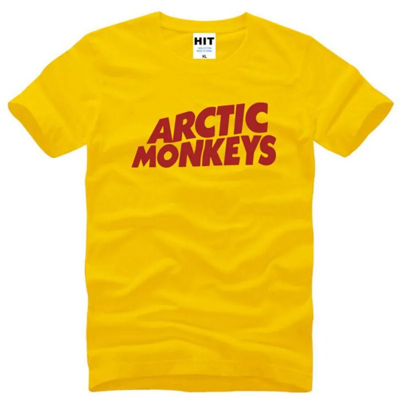Rock Arctic Monkeys с буквенным принтом Мужская футболка Летняя новая хлопковая футболка с коротким рукавом Футболка Camisetas Hombre