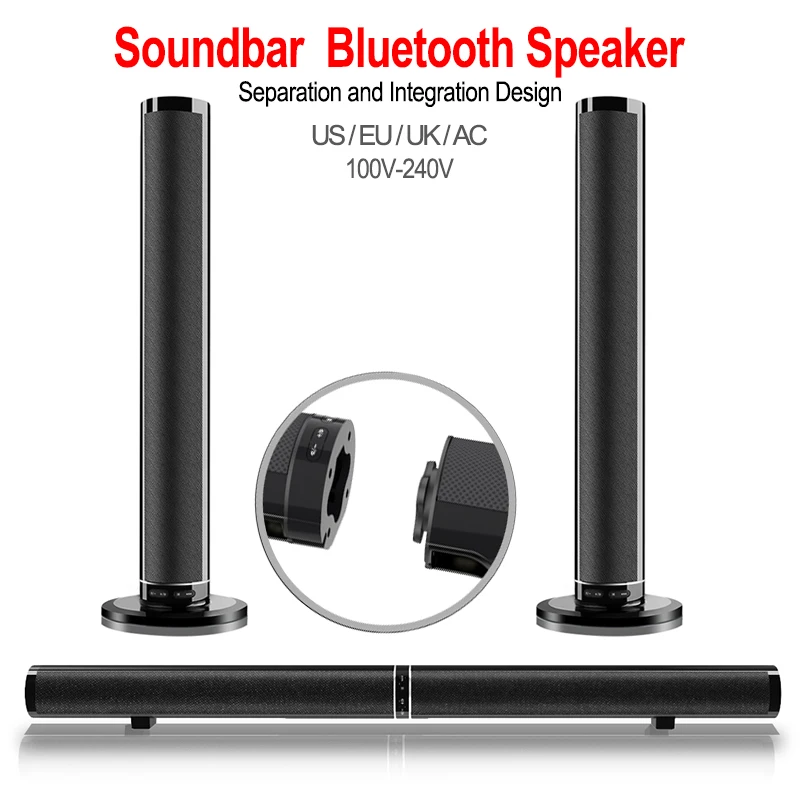 

Dual Sound Bar Joinable Bluetooth Remote Home TV Computer Speaker TF Card Optical HDMI AUX Mode High Quality Stereo Soundbar