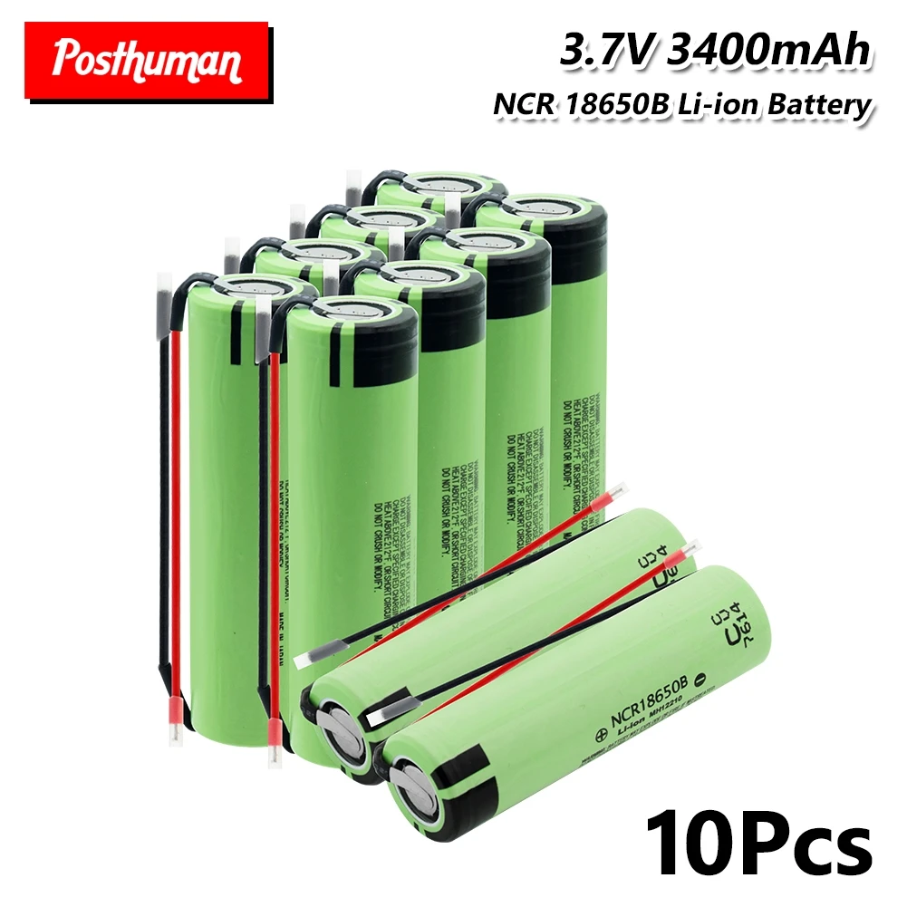 Высокая утечка 20A NCR 18650 литиевая батарея 3400mAh перезаряжаемая электронная сигарета ток разряда+ DIY Linie для фонарика