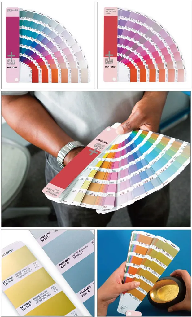 2 книги C/U Pantone color Guide GP1601N Formula Guide Solid Coated& Uncoated Set