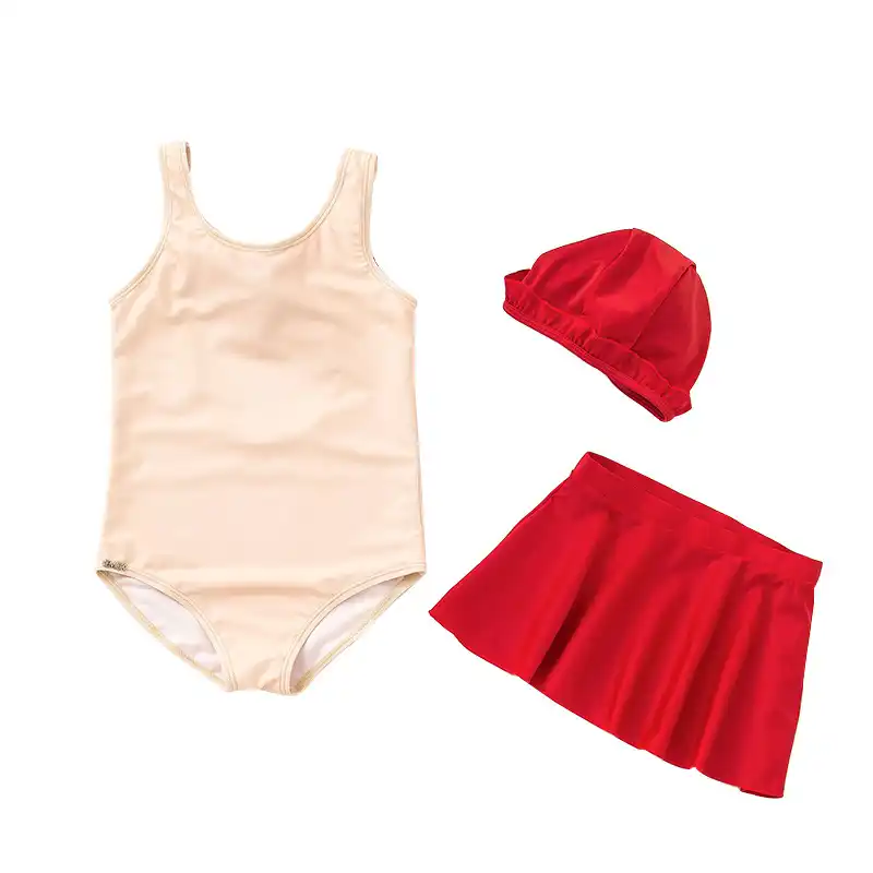 Swim Skirt Kids Bathing Suit Girl Swim wear One-Piece Swimwear Dress