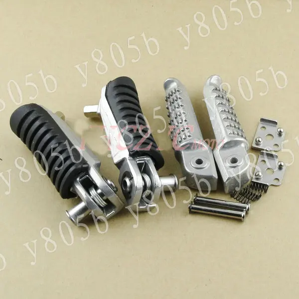 

Motorcycle Front & Rear Foot Pegs Footrest For Kawasaki ZRX400 ZRX1100 ZRX1200