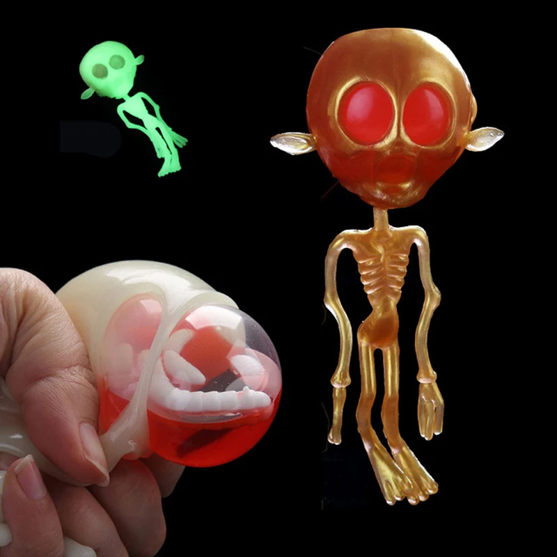 2018 Забавный особо Squeeze Игрушка Гаджет мягкими стресс Squeeze игрушка световой чужеродных ослабитель игрушки подарок для малыша взрослых