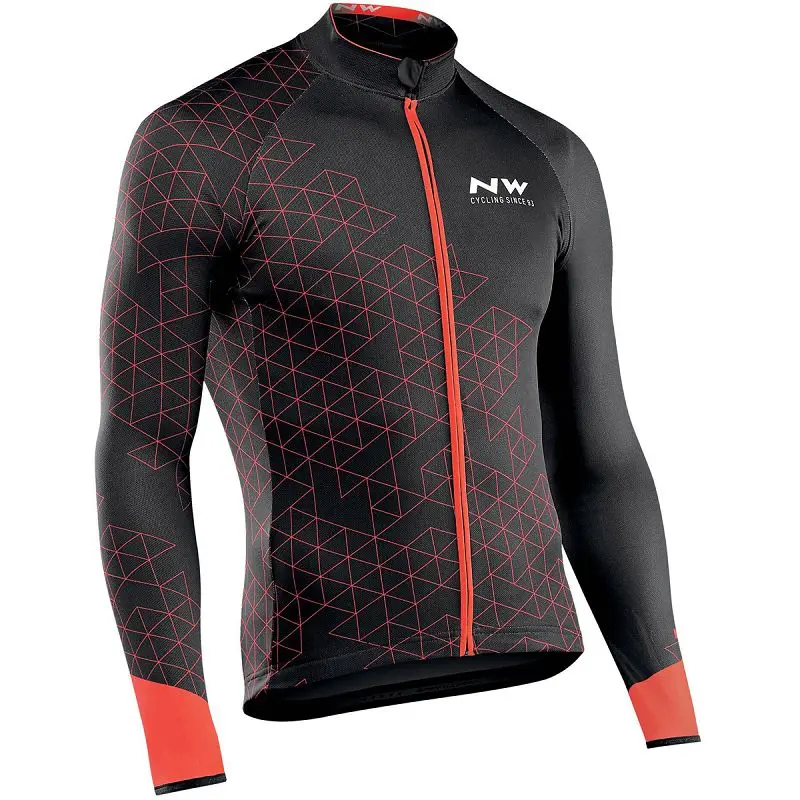 Northwave, комплект одежды с длинным рукавом для велоспорта, NW Pro team, Джерси, мужской костюм, дышащий, для занятий спортом на открытом воздухе, для велосипеда, MTB, одежда с подкладкой - Цвет: only jersey