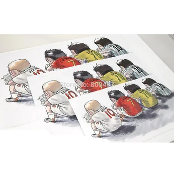 

10 x Newest Auto Stickers Car Styling Decoration European Football Championship Cristiano Ronaldo Kaka Seven Car Stickers