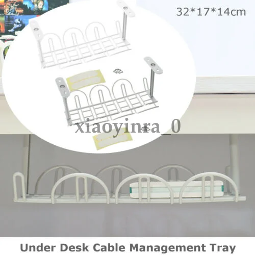 Мода под стол кабель управление лоток провода шнур мощность полосы адаптер организатор линия данных полка