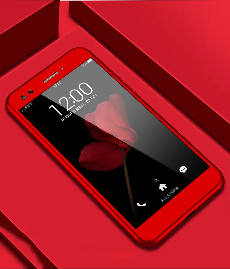 360 degree full hard case for Huawei y9 2018 honor 7c pro 7a pro 02