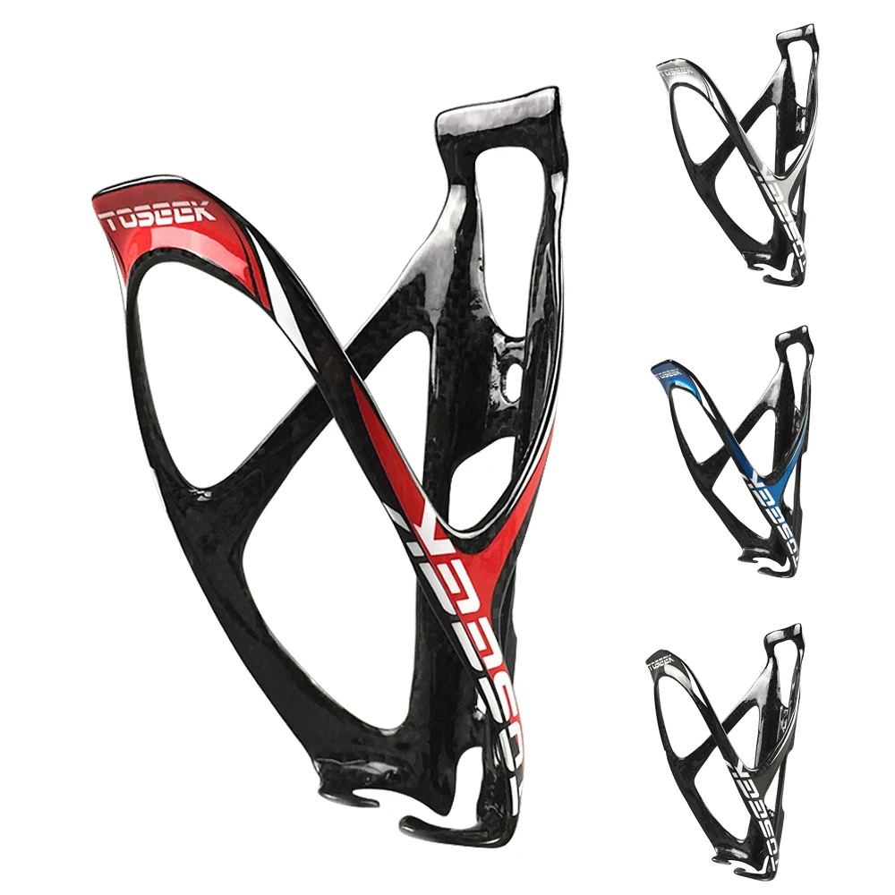 

TOSEEK MATTE Glossy Full 3K Carbon Fiber Water Bottle Cage MTB/Road Bottle Holder Bicycle Accessories