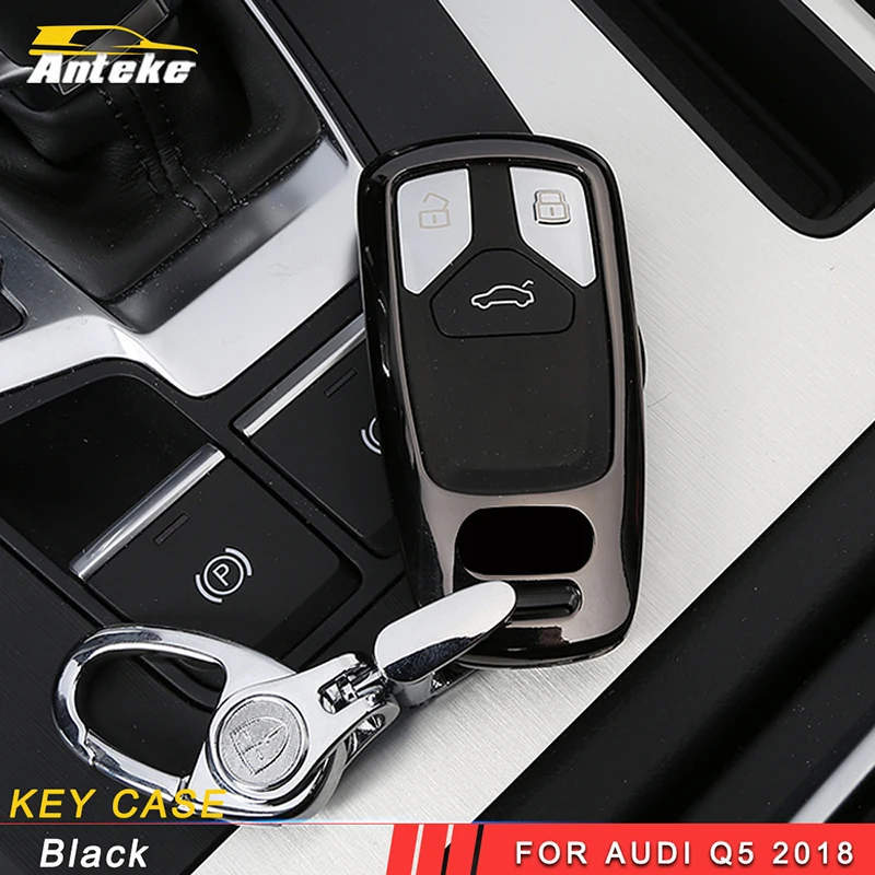 ANTEKE Car Auto Kirsite key case decoration key cover trim for Audi Q5