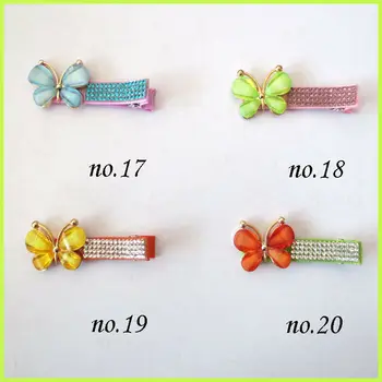 

100 BLESSING Women Girl Fashion Rhinestone Butterfly Hair Clip Accessories Baby