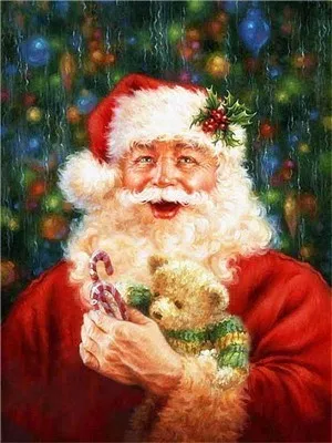 Azqsd Алмазная картина Санта картина стразы Рождественский подарок Алмазная Живопись Мультфильм рождество домашнего декора подарок ручной работы - Цвет: 234