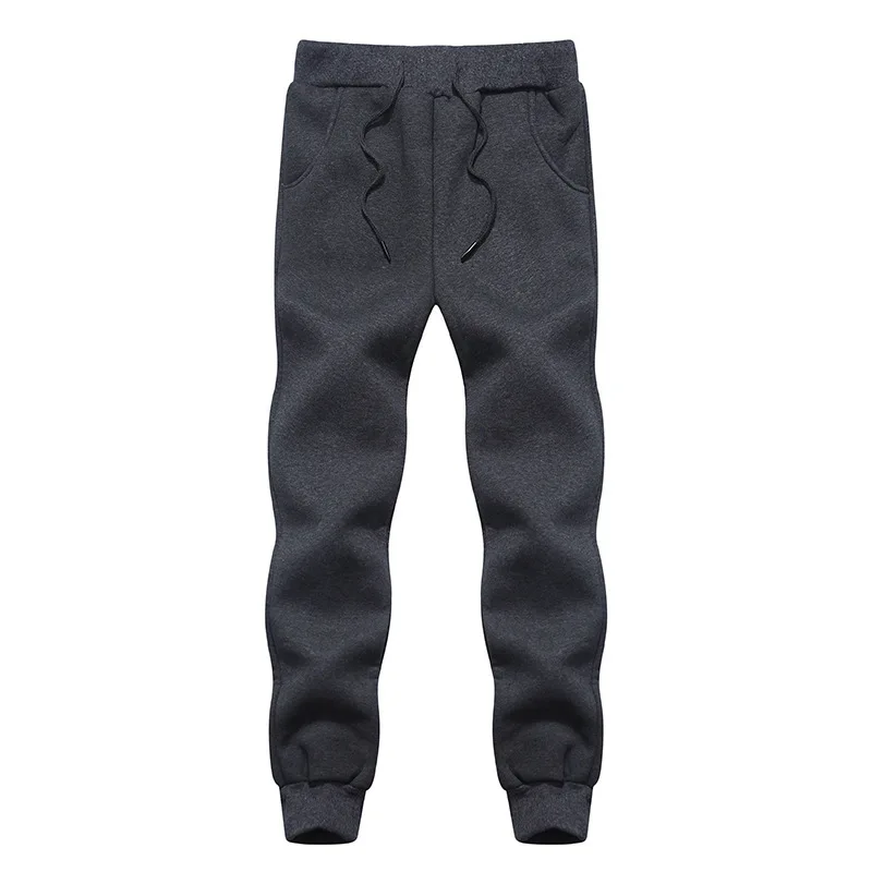 Женские супер зимние теплые штаны, уличные флисовые штаны для бега, плотные спортивные штаны, плотные штаны на молнии, уличная одежда для мужчин 6XL 7XL 8XL - Цвет: gray-PW02