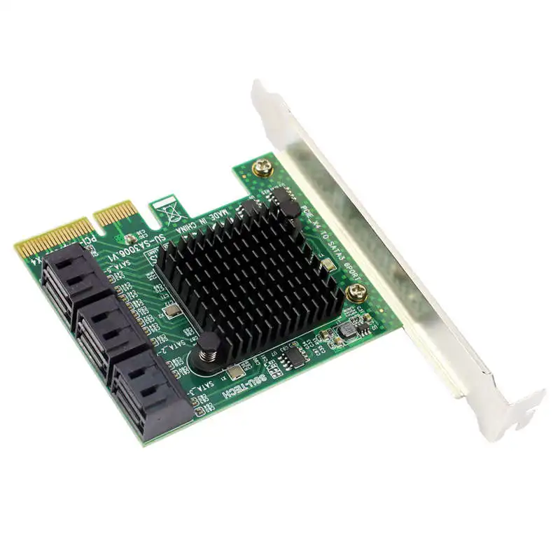 Pcie к Sata карта Pci E адаптер Express Sata3.0 расширения 4 порта Iii 6G для Ssd Hdd Ipfs Mining|Платы
