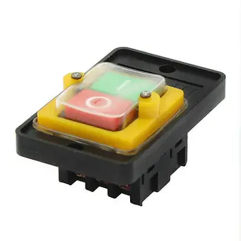 

AC 220V/380V 10A Self Locking Water Resistant I/O ON/OFF DPDT Push Button Switch