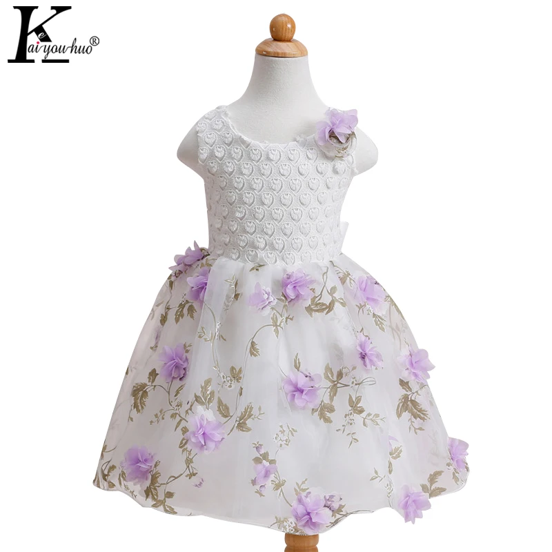 

Summer 2017 Girls Dress Beautiful Wedding Dresses Girls Clothes Flower Tutu Children's Princess Dress Vestidos Costume For Kids