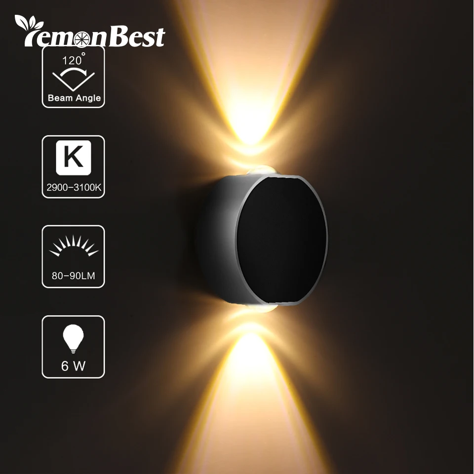 6w Magnetic Dual Head Led Cob Wall Lamp Luminaire Apliques Pared Lamparas De Pared Wall Mount Bedroom Home Bar Cafe Ac 85 265v Lamparas De Pared Wall Lampapliques Pared Aliexpress