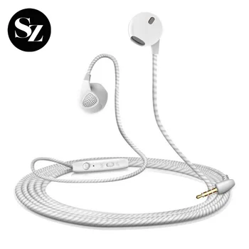 

SUOZUN Earphone Mobile Phone Earphone Headphone with Microphone 3.5mm jack Stereo Headset Earbuds for Xiaomi iPhone 6