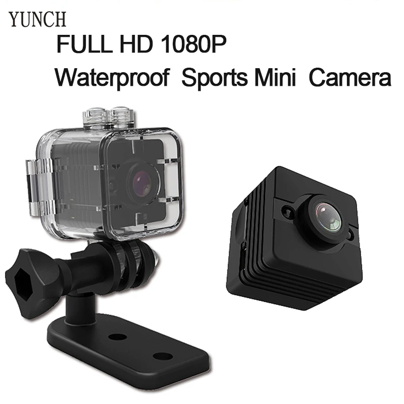

YUNCH SQ12 Mini Camera Night Vision mini Camcorder Sport Outdoor Car DVR Motion DV Voice Video Recorder Action Waterproof Camera