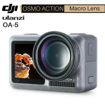 

Ulanzi OA-5 15X Macro Camera Lens for Dji Osmo Action HD 4K Optical Glass External Osmo Action Macro Lens Action Accessories