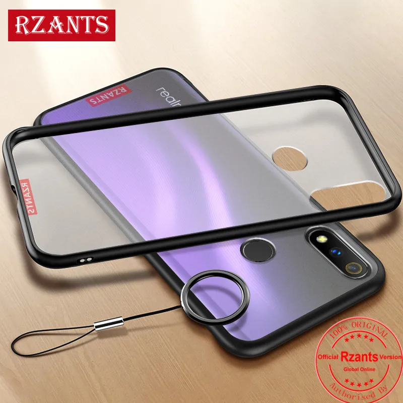 

Rzants Phone Case For OPPO Realme 3 Pro Case Shockproof Frosted Translucent Hard Back Slim Thin Full Cover For OPPO Realme 3 Pro