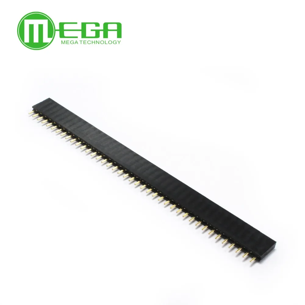 100 шт. 1x40 контактов 2 54 мм Однорядный Женский контактный разъем|integrated circuit|circuit