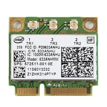 Ssea для Intel ultimate-n 6300 6300agn 633 622anhmw Половина Mini pci-e 450 м 802.11ac Беспроводной карты для lenovo/HP 572511-001 60y3232