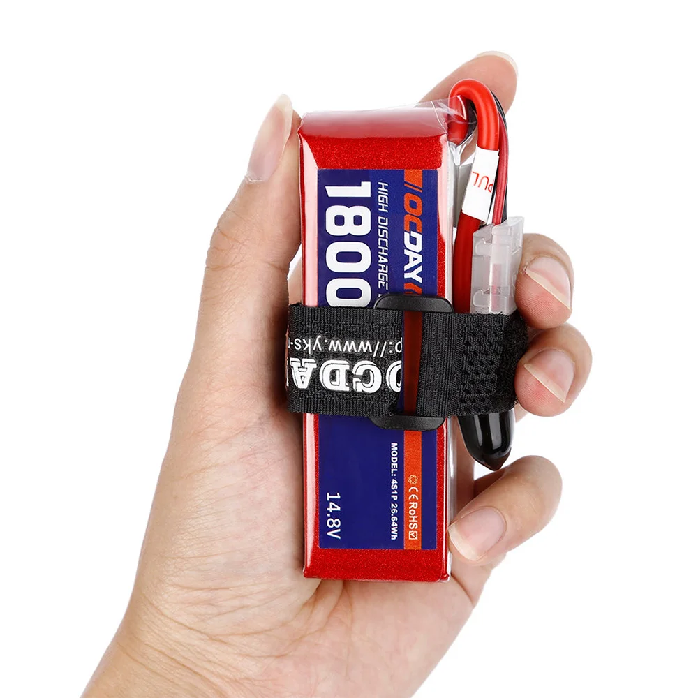 

4S 14.8V 1800mAh 75C High Rate LiPo Battery XT60 RC Power Battery For RC Helicopter Quadcopter and Drone