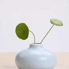 Керамическая ваза в японском стиле, маленький фарфоровый простой Обои для рабочего стола, украшения для домашнего офиса, забавные подарки, Прямая поставка