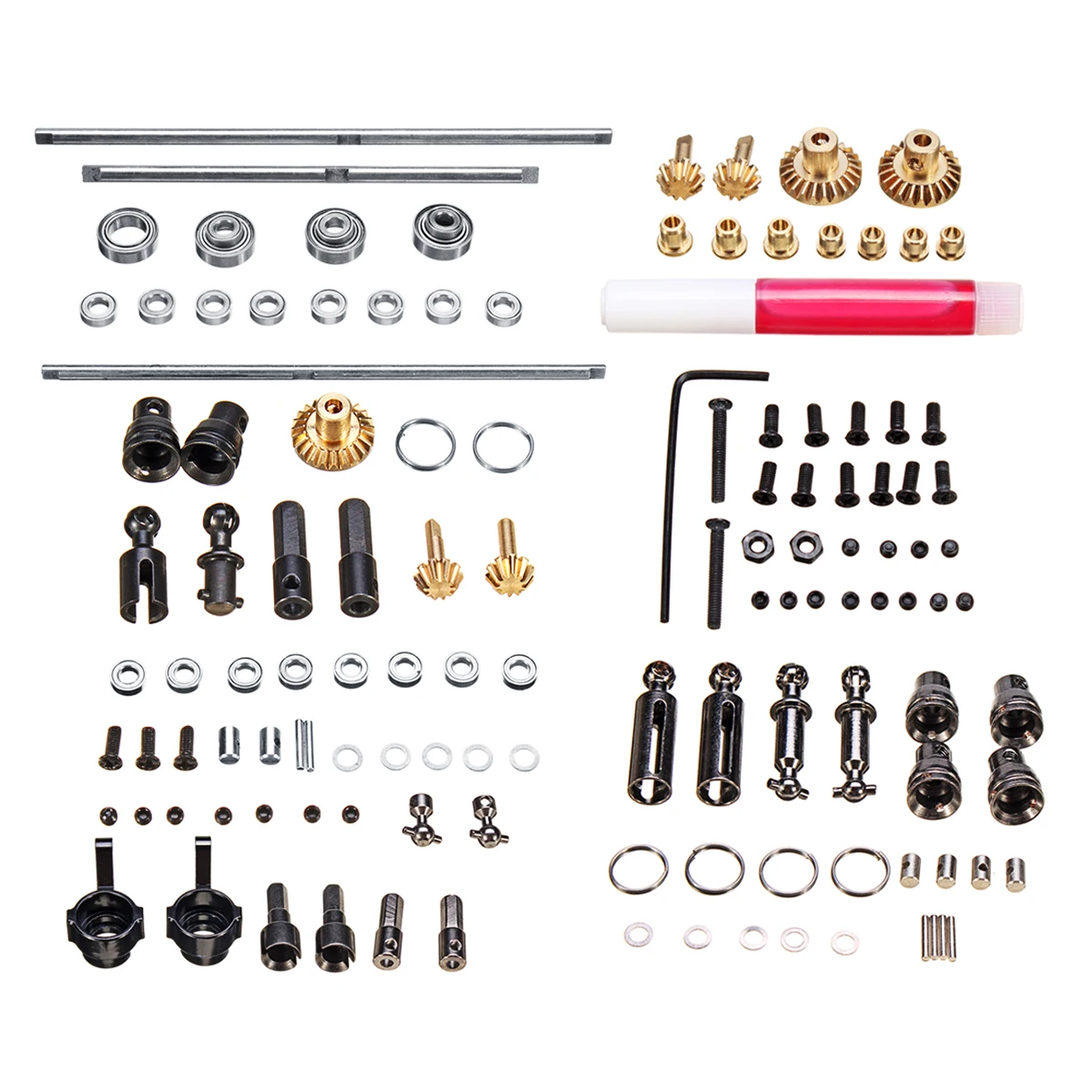 Beste Upgrade Metalen OP Accessoire Set DIY Onderdelen Voor WPL 1 16 6WD RC Auto Militaire Truck Eenvoudig te Installeren Duurzaam metal amp; Plastic