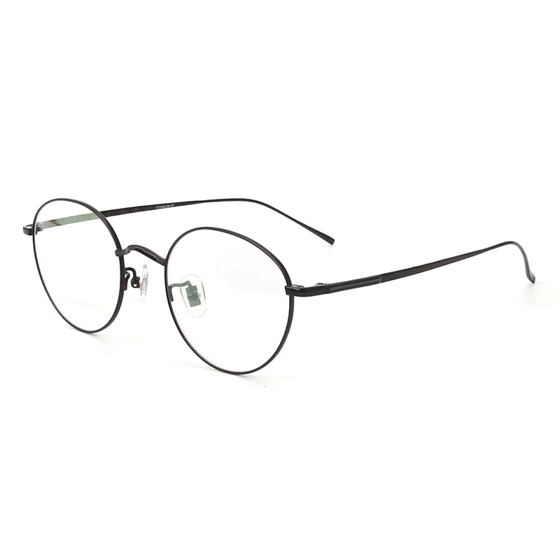BINYEAE 8025 сплав полный обод для мужчин и женщин Оптические очки оправа очки - Цвет оправы: Черный