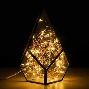 

Super Bright LED String Lamp 60LEDs Christmas Garland Copper Wire Cold White Color Fairy lights Indoor Festival Wedding Decor