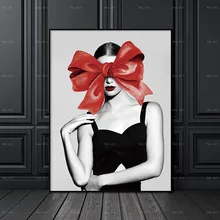 Pictures for Wall Art Posters and prints Portrait Abstract Painting Frameless printing Women Home Decor Picture
