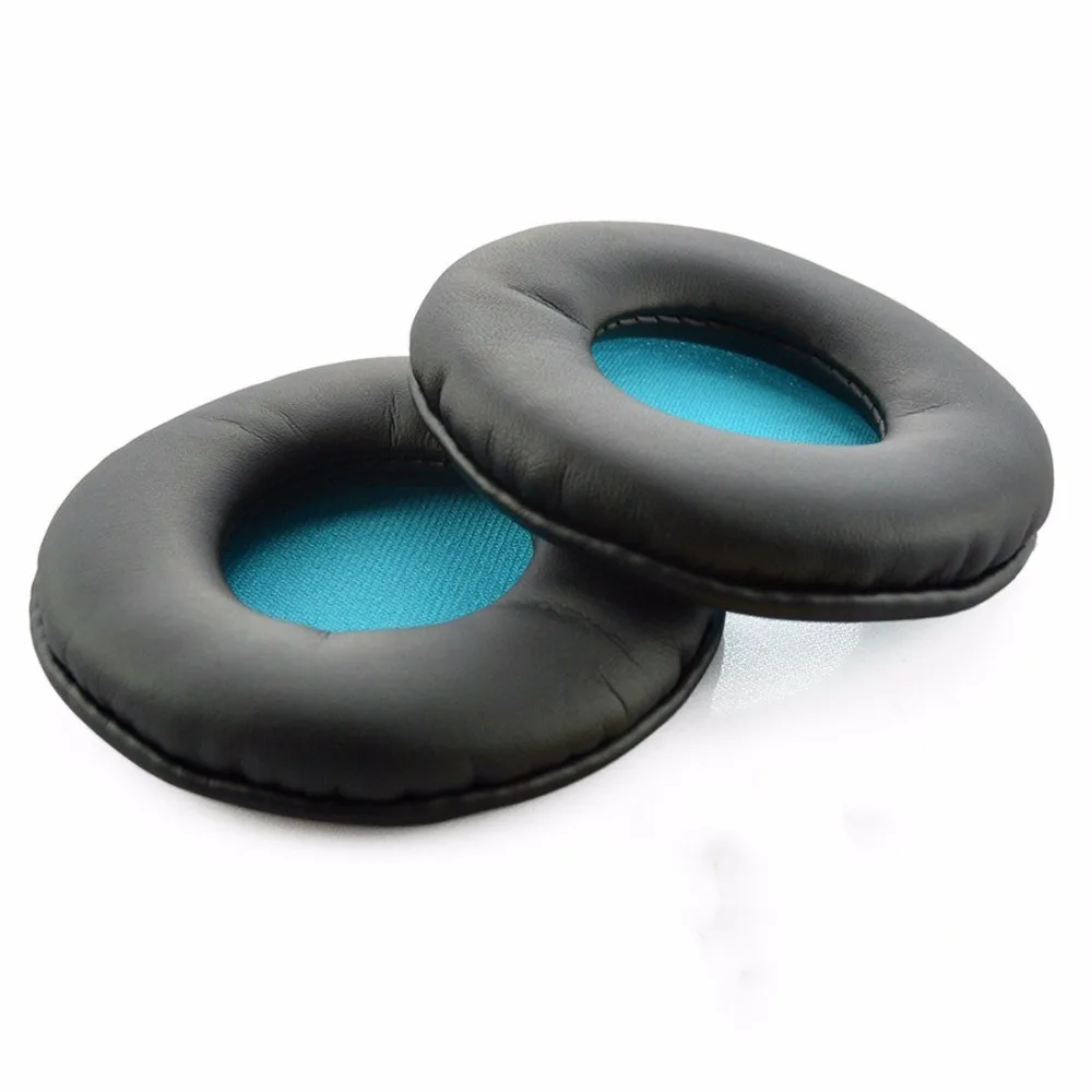 SONY MDR ZX600 ZX600 Headphone Replacement Ear Pad Ear Cushion Ear Cups Ear Cover Earpads Black leather Blue Mesh 