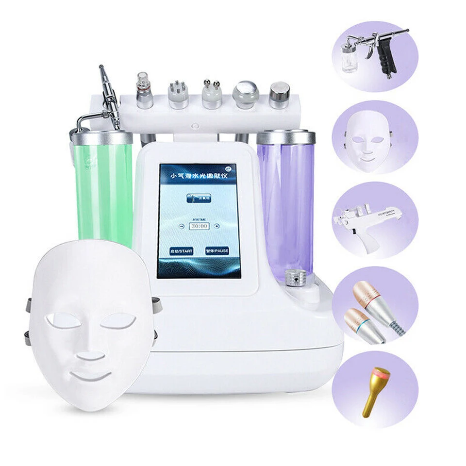  HOTTEST 11 in 1 Hydra Dermabrasion Spa Facial Machine RF Bio-lifting Water Jet Hydro Microbubble Sk