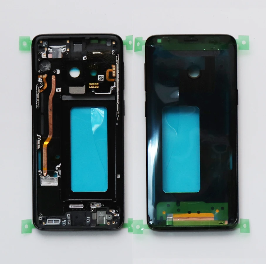 Оригинальная средняя рамка для Samsung Galaxy S9 G960 G960F + Plus G965 G965F металлический корпус